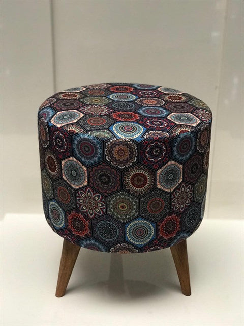 FRAZER FOOTSTOOL (MULTI-COLOURS)